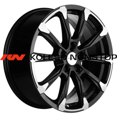 Khomen Wheels 7,5x18/5x110 ET40 D67,1 KHW1808 (Evolute i-Joy) Black-FP