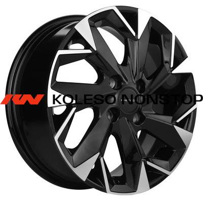 Khomen Wheels 5,5x14/4x100 ET43 D67,1 KHW1402 (Solaris/Rio) Black-FP