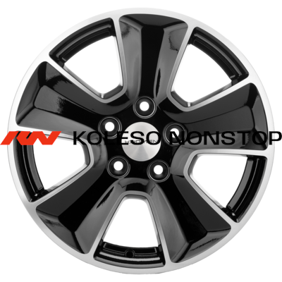 Khomen Wheels 6,5x16/5x110 ET45 D67,1 KHW1601 (DFM 580) Black-FP