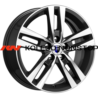 K&K 6,5x16/5x108 ET50 D63,35 Rassvet (КС868) Алмаз черный SK