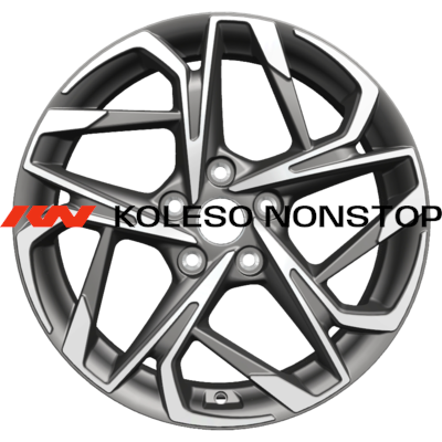 Khomen Wheels 7x17/5x110 ET40 D67,1 KHW1716 (Evolute i-Joy) Gray-FP