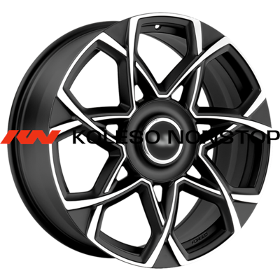 LS Forged 9x21/5x120 ET45,5 D62,6 LS FG59 MBF (конус, Колпак+лого)