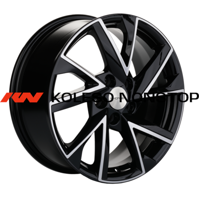 Khomen Wheels 7x17/5x108 ET40 D60,1 KHW1714 (Chery tigo 7pro) Black-FP