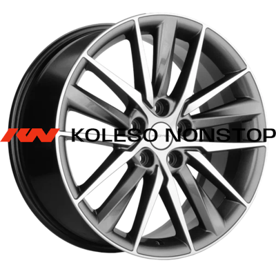 Khomen Wheels 8x18/5x112 ET39 D66,6 KHW1807 (A6/Q5) Gray-FP