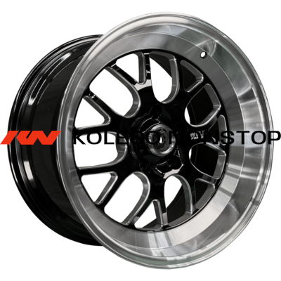 Hengde 10,5x18/5x120 ET25 D72,6 7009 Black Milling (HNGD)
