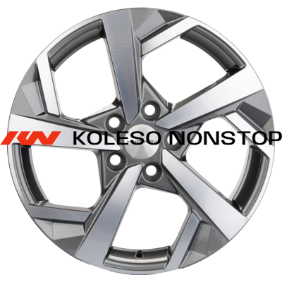 Khomen Wheels 7x17/5x114,3 ET45 D67,1 KHW1712 (CX-5/i40/X-Trail) Gray-FP