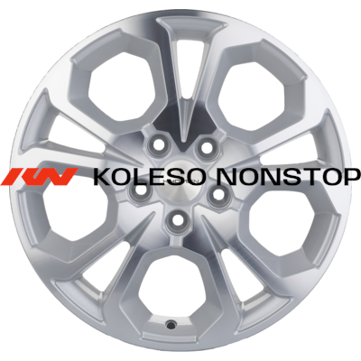 Khomen Wheels 6,5x17/5x114,3 ET50 D66,1 KHW1711 (Arkana/Kaptur) F-Silver-FP