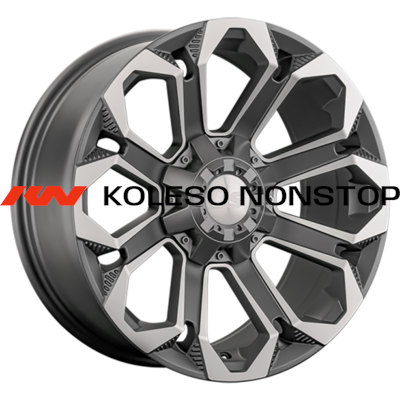 LS 9x18/6x139,7 ET20 D106,1 1366 MGMF (конус, Колпак+лого)