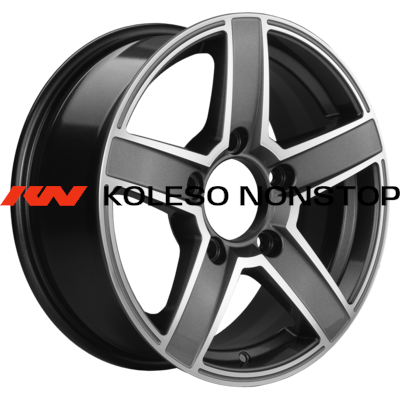 Khomen Wheels 6,5x16/5x139,7 ET40 D98,5 KHW1614 (Niva 4x4) Gray-FP