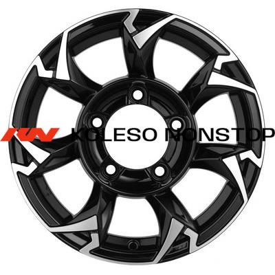 Khomen Wheels 5,5x15/5x139,7 ET5 D98,5 KHW1505 (Lada NIVA 4x4) Black-FP