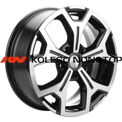 Khomen Wheels 6,5x17/5x120 ET55 D65,1 KHW1710(2) (VW Transporter) Black-FP