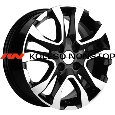 Khomen Wheels 6x15/4x100 ET39 D56,6 KHW1503 (Cobalt) Black-FP