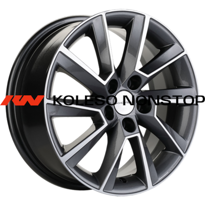 Khomen Wheels 6x16/5x100 ET40 D54,1 KHW1604 (Prius) Gray-FP