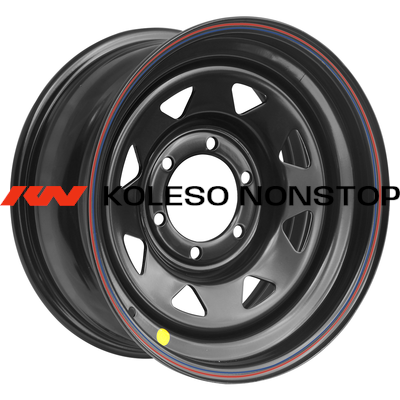 Off-Road Wheels 8x18/6x139,7 ET30 D110 Тойота Ниссан черный (треуг.)