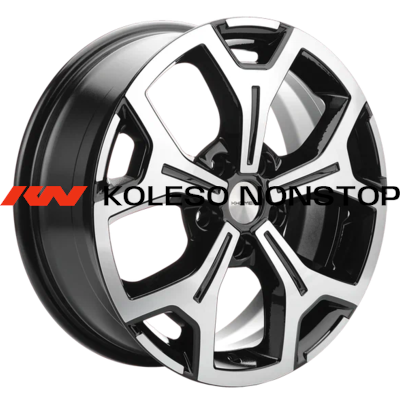 Khomen Wheels 6,5x17/5x108 ET33 D60,1 KHW1710 (Chery tigo 7pro) Black-FP