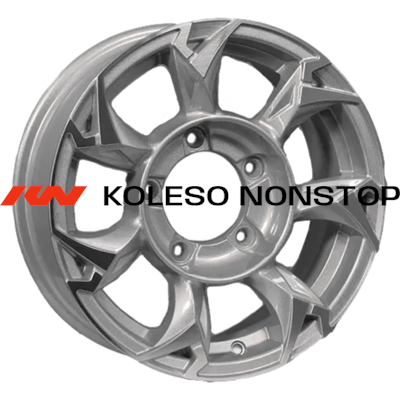 Khomen Wheels 5,5x15/5x139,7 ET5 D98,5 KHW1505 (Lada NIVA 4x4) F-Silver-FP