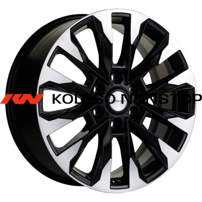 Khomen Wheels 8x20/6x139,7 ET38 D67,1 KHW2010 (Pajero IV) Black-FP