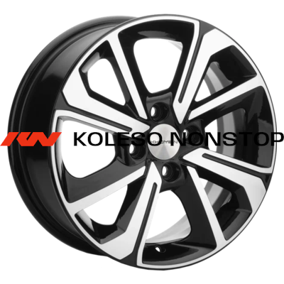 Khomen Wheels 6x15/4x100 ET40 D60,1 KHW1501 (Logan/Sandero/Xray) Black-FP