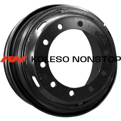 Kronprinz/Accuride 8,5x20/10x335 ET173 D281 M22 Black (63-М8.5-3101012) (12 мм) МАЗ-Урал-Ивеко-6539/6339 3 750 кг