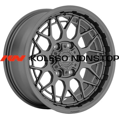LS Forged 8x17/6x139,7 ET20 D100,1 LS FG52 MGM (конус, Колпак+лого)