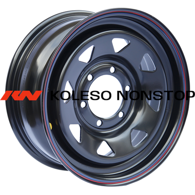 Off-Road Wheels 7x16/6x139,7 ET30 D110 Тойота Ниссан черный (треуг. мелкий)
