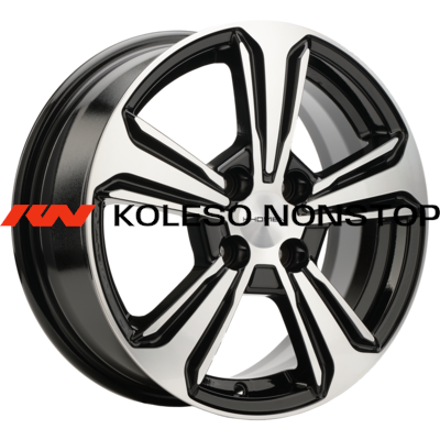 Khomen Wheels 6x15/4x100 ET45 D56,6 KHW1502 (Nexia) Black-FP