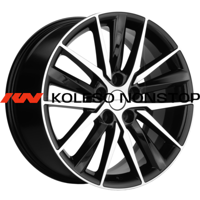 Khomen Wheels 8x18/5x114,3 ET45 D60,1 KHW1807 (Geely Atlas/Atlas Pro/Lifan Myway) Black-FP
