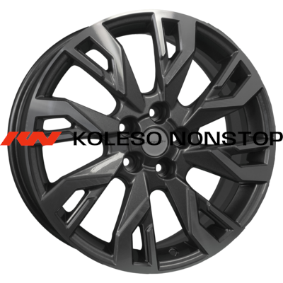 Khomen Wheels 7x18/5x112 ET43 D57,1 KHW1809 (Kodiaq/Tiguan) Gray-FP