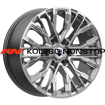 K&K 8,5x19/6x139,7 ET30 D106,1 Кортес (КС1102) Дарк платинум