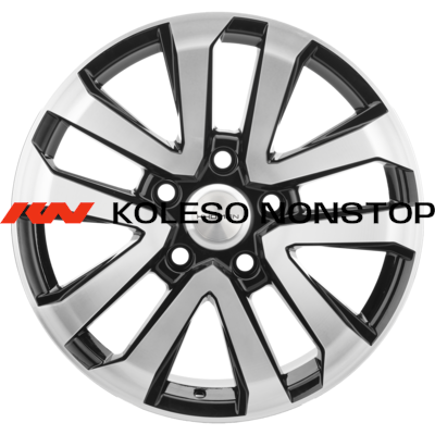 Khomen Wheels 8,5x20/5x150 ET45 D110,1 KHW2003 (LX570/LC100/LC200) Black-FP