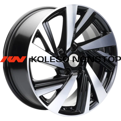 Khomen Wheels 7,5x18/5x108 ET40 D60,1 KHW1801 (Chery Tiggo) Black-FP