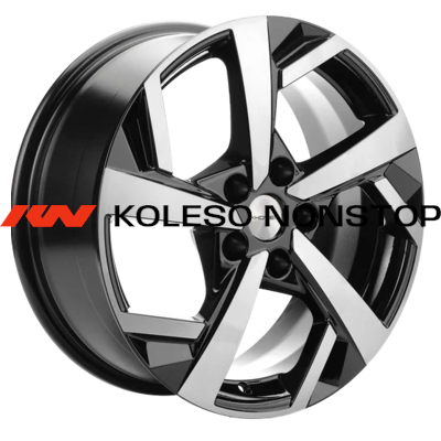 Khomen Wheels 7x17/5x114,3 ET37 D66,5 KHW1712 (Haval Jolion) Black-FP
