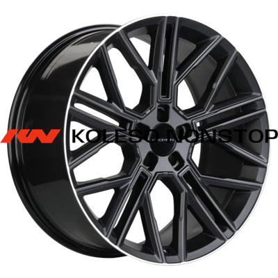 Khomen Wheels 9,5x21/5x112 ET37 D66,6 KHW2101 (Front) Black matt MR
