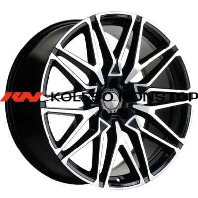 Khomen Wheels 9,5x21/5x112 ET37 D66,6 KHW2103 (X5/X6/X7осн.) Black-FP