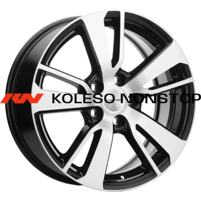 Khomen Wheels 7x17/5x110 ET50 D67,1 KHW1704 (BAIC U5 Plus) Black-FP