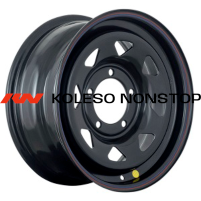 Off-Road Wheels 7x16/5x139,7 ET30 D110 УАЗ (треуг. мелкий) черный (с увелич. полкой)