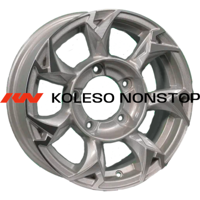 Khomen Wheels 5,5x15/5x139,7 ET5 D108,1 KHW1505 (Jimny) F-Silver-FP