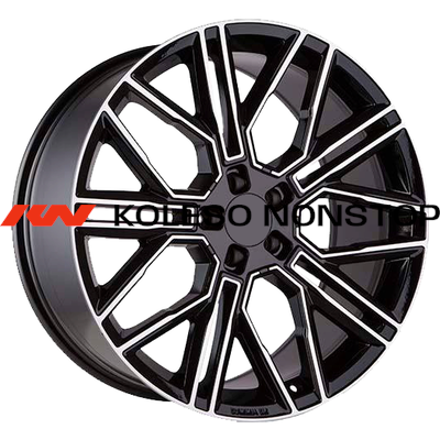 Khomen Wheels 9,5x21/5x130 ET46 D71,6 KHW2101 (Cayenne) Black-FP
