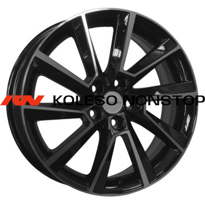 Khomen Wheels 6x16/5x110 ET50 D67,1 KHW1604 (BAIC U5 Plus) Black-FP