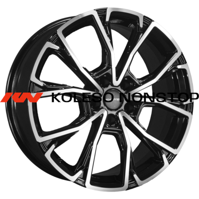 Khomen Wheels 7,5x19/5x114,3 ET45 D66,1 KHW1907 (Nissan X-Trail) Black-FP