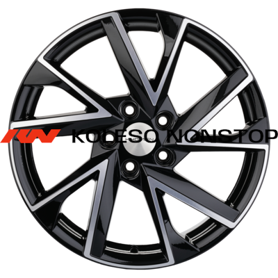 Khomen Wheels 7x17/5x114,3 ET50 D67,1 KHW1714 (CX-5/Seltos/Optima) Black-FP