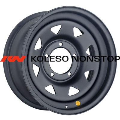 Off-Road Wheels 7x16/5x139,7 ET0 D110 УАЗ Черный матовый (треуг. мелкий)