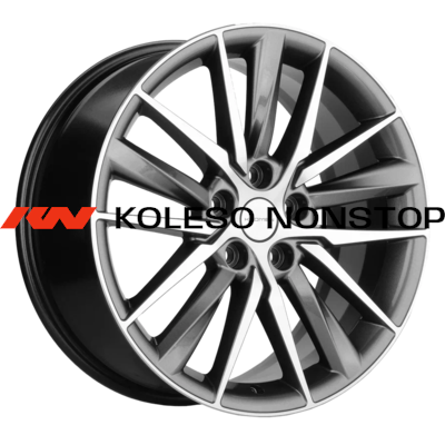 Khomen Wheels 8x18/5x114,3 ET53 D54,1 KHW1807 (Geely Coolray) Gray-FP
