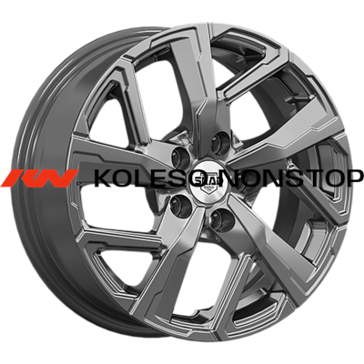 СКАД 6x15/5x114,3 ET39 D60,1 Смолвуд (КЛ1200) Графит