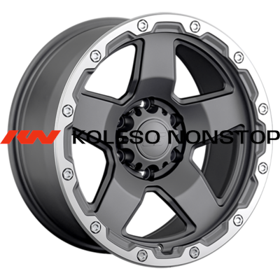 LS 9,5x18/6x139,7 ET5 D106,1 1371 MGML (конус, Колпак+лого)