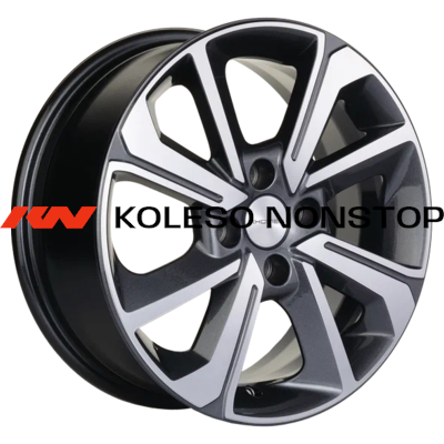 Khomen Wheels 6x15/4x98 ET36 D58,6 KHW1501 (Lada Granta) Gray-FP