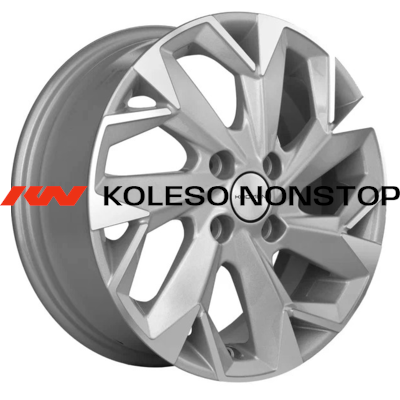 Khomen Wheels 5,5x14/4x100 ET43 D60,1 KHW1402 (Corolla/X-RAY/Logan) F-Silver-FP