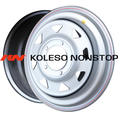 Off-Road Wheels 8x16/5x139,7 ET-19 D110 УАЗ серебристый (треуг. мелкий)