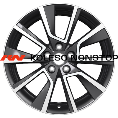 Khomen Wheels 7x18/5x114,3 ET48,5 D67,1 KHW1802 (Sportage) Black-FP