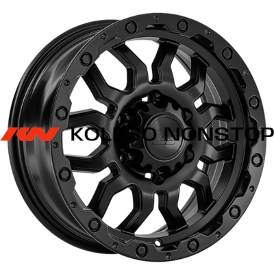 LS 7x16/6x139,7 ET38 D100,1 1285 BKS (конус, Колпак+лого)